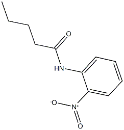 N-{2-nitrophenyl}pentanamide Struktur