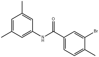 3-bromo-N-(3,5-dimethylphenyl)-4-methylbenzamide Struktur