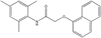 N-mesityl-2-(1-naphthyloxy)acetamide Struktur