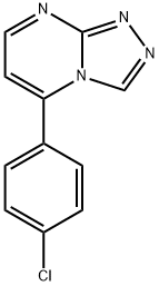 5-(4-chlorophenyl)[1,2,4]triazolo[4,3-a]pyrimidine Struktur