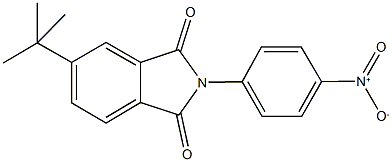 5-tert-butyl-2-{4-nitrophenyl}-1H-isoindole-1,3(2H)-dione Struktur