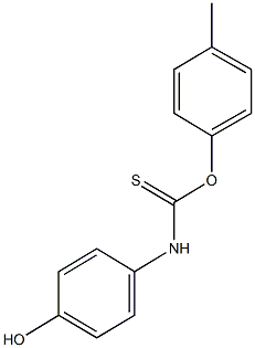 O-(4-methylphenyl) 4-hydroxyphenylthiocarbamate Struktur