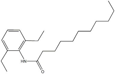 N-(2,6-diethylphenyl)undecanamide Struktur