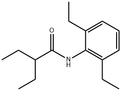 N-(2,6-diethylphenyl)-2-ethylbutanamide Struktur