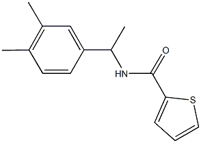 N-[1-(3,4-dimethylphenyl)ethyl]thiophene-2-carboxamide Struktur