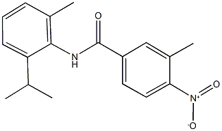 4-nitro-N-(2-isopropyl-6-methylphenyl)-3-methylbenzamide Struktur