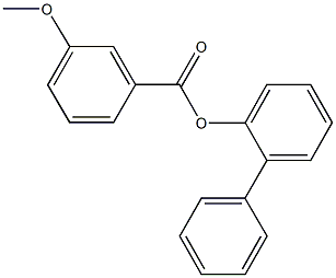 [1,1'-biphenyl]-2-yl 3-methoxybenzoate Struktur