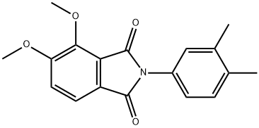 2-(3,4-dimethylphenyl)-4,5-dimethoxy-1H-isoindole-1,3(2H)-dione Struktur