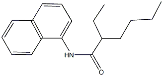 2-ethyl-N-(1-naphthyl)hexanamide Struktur