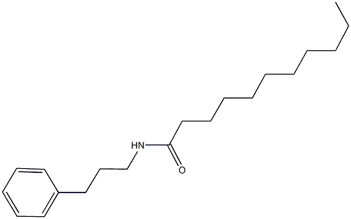 N-(3-phenylpropyl)undecanamide Struktur