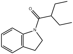 1-(2-ethylbutanoyl)indoline Struktur