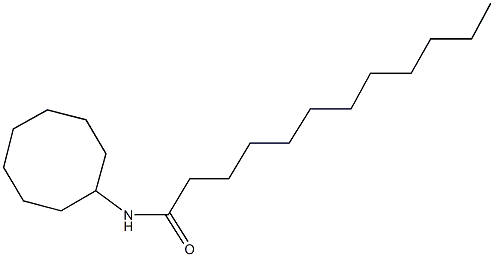 N-cyclooctyldodecanamide Struktur