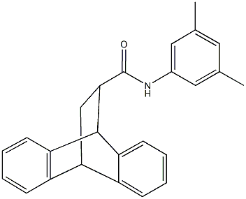 N-(3,5-dimethylphenyl)tetracyclo[6.6.2.0~2,7~.0~9,14~]hexadeca-2,4,6,9,11,13-hexaene-15-carboxamide Struktur