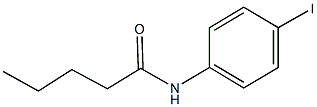 N-(4-iodophenyl)pentanamide Struktur