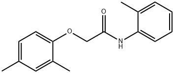 2-(2,4-dimethylphenoxy)-N-(2-methylphenyl)acetamide Struktur