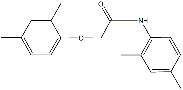 2-(2,4-dimethylphenoxy)-N-(2,4-dimethylphenyl)acetamide Struktur