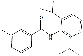 N-(2,6-diisopropylphenyl)-3-methylbenzamide Struktur