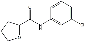 N-(3-chlorophenyl)tetrahydro-2-furancarboxamide Struktur