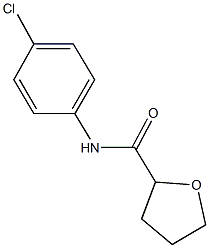 N-(4-chlorophenyl)tetrahydro-2-furancarboxamide Struktur