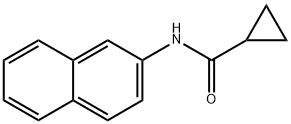 N-(2-naphthyl)cyclopropanecarboxamide Struktur