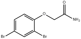 2-(2,4-dibromophenoxy)acetamide Struktur