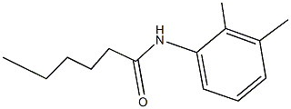 N-(2,3-dimethylphenyl)hexanamide Struktur