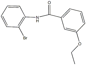 N-(2-bromophenyl)-3-ethoxybenzamide Struktur