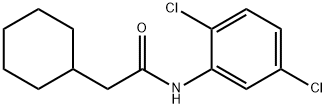 2-cyclohexyl-N-(2,5-dichlorophenyl)acetamide Struktur