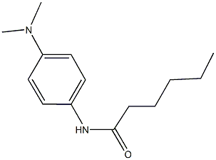 N-[4-(dimethylamino)phenyl]hexanamide Struktur