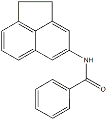 N-(1,2-dihydro-4-acenaphthylenyl)benzamide Struktur