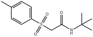 N-(tert-butyl)-2-[(4-methylphenyl)sulfonyl]acetamide Struktur