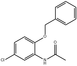 N-[2-(benzyloxy)-5-chlorophenyl]acetamide Struktur