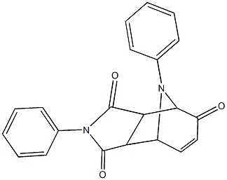 4,11-diphenyl-4,11-diazatricyclo[5.3.1.0~2,6~]undec-9-ene-3,5,8-trione Struktur