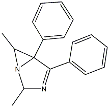 2,6-dimethyl-4,5-diphenyl-1,3-diazabicyclo[3.1.0]hex-3-ene Struktur