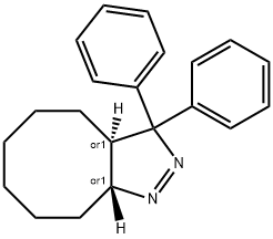 3,3-diphenyl-3a,4,5,6,7,8,9,9a-octahydro-3H-cycloocta[c]pyrazole Struktur