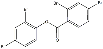 2,4-dibromophenyl 2,4-dibromobenzoate Struktur