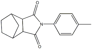 4-(4-methylphenyl)-4-azatricyclo[5.2.1.0~2,6~]decane-3,5-dione Struktur