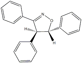 3,4,5-triphenyl-4,5-dihydroisoxazole Struktur