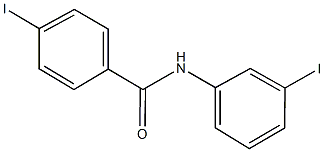 4-iodo-N-(3-iodophenyl)benzamide Struktur