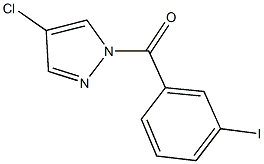 4-chloro-1-(3-iodobenzoyl)-1H-pyrazole Struktur