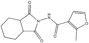 N-(1,3-dioxooctahydro-2H-isoindol-2-yl)-2-methyl-3-furamide Struktur