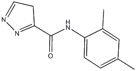 N-(2,4-dimethylphenyl)-4H-pyrazole-3-carboxamide Struktur