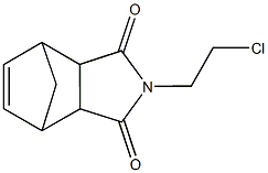 4-(2-chloroethyl)-4-azatricyclo[5.2.1.0~2,6~]dec-8-ene-3,5-dione Struktur