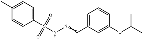 N'-(3-isopropoxybenzylidene)-4-methylbenzenesulfonohydrazide Struktur