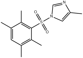 4-methyl-1-[(2,3,5,6-tetramethylphenyl)sulfonyl]-1H-imidazole Struktur