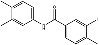 N-(3,4-dimethylphenyl)-3-iodo-4-methylbenzamide Struktur