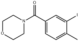 4-(3-iodo-4-methylbenzoyl)morpholine Struktur