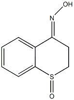 2,3-dihydro-4H-thiochromen-4-one oxime 1-oxide Struktur