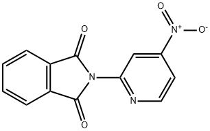 2-{4-nitropyridin-2-yl}-1H-isoindole-1,3(2H)-dione Struktur