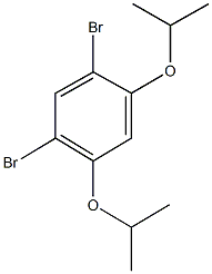 1,5-dibromo-2,4-diisopropoxybenzene Struktur